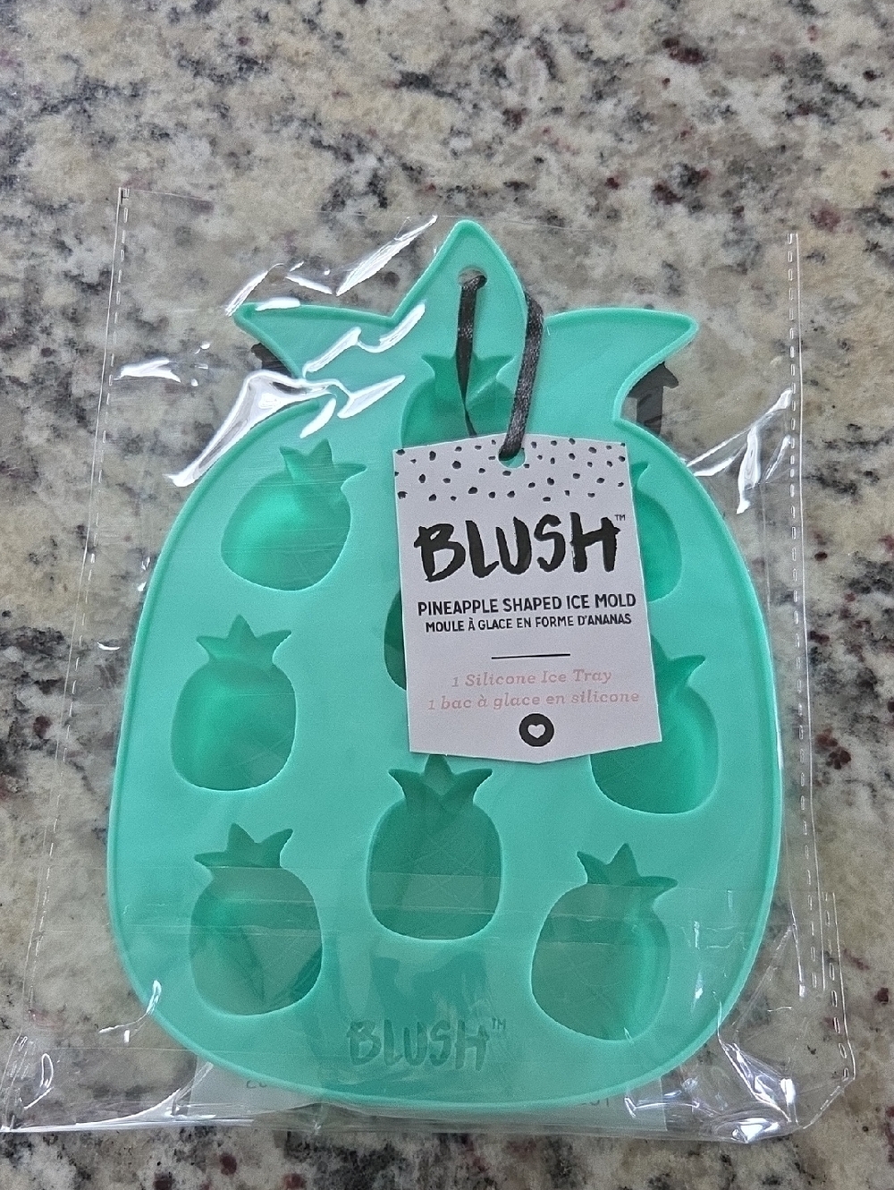 Blush Pineapple Silicone Ice Mold - Teal. Set Of 5 For 10 Dollars